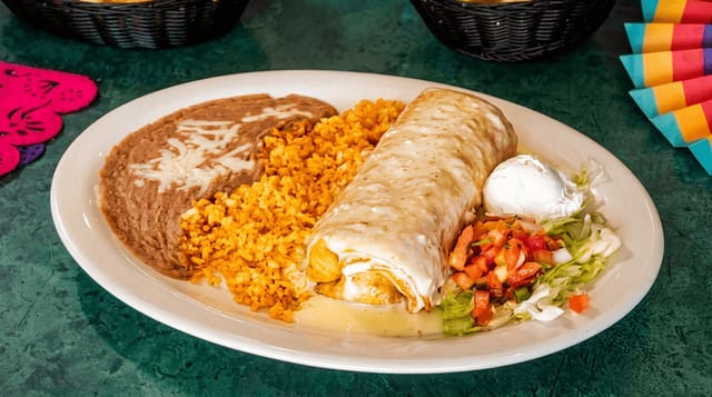 Beef Chimichanga.